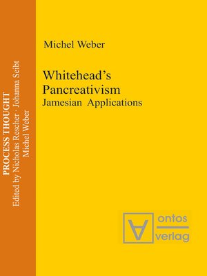 cover image of Whitehead's Pancreativism